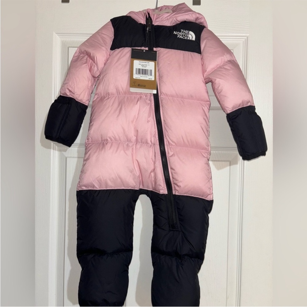 The North Face Light Pink and Black Jacket